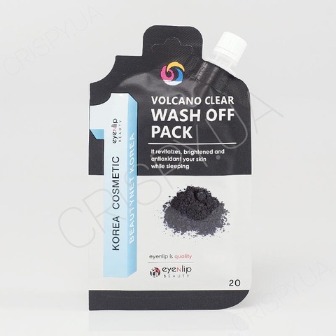 Маска для обличчя з вулканічним попелом, що очищає Eyenlip VOLCANO CLEAR WASH OFF PACK - 20 мл