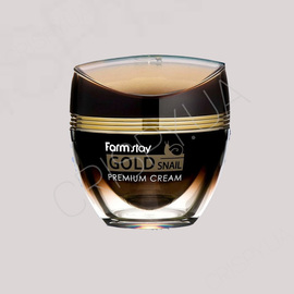 Крем із золотом та муцином равлики Farmstay Gold Snail Premium Cream - 50 мл (модель:7274) Крем із золотом та муцином равлики Farmstay Gold Snail Premium Cream - 50 мл