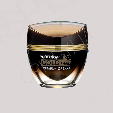 Крем із золотом та муцином равлики Farmstay Gold Snail Premium Cream - 50 мл