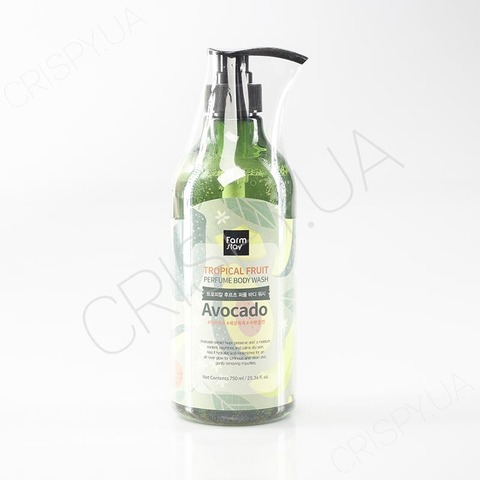 Гель для душу "Авокадо" FarmStay Tropical Fruit Perfume Body Wash Avocado - 750 мл