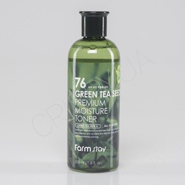 Тонер для обличчя із насінням зеленого чаю FARMSTAY 76 GREEN TEA SEED PREMIUM MOISTURE TONER - 350 мл (модель:3326) Тонер для обличчя із насінням зеленого чаю FARMSTAY 76 GREEN TEA SEED PREMIUM MOISTURE TONER - 350 мл