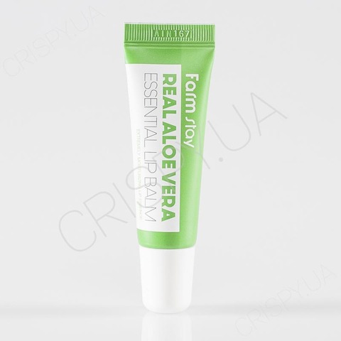 Бальзам для губ з алое FARMSTAY ALOE VERA ESSENTIAL LIP BALM - 10 мл