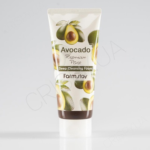 Пінка для вмивання з авокадо FarmStay Avocado Premium Pore Deep Cleansing Foam - 180 мл