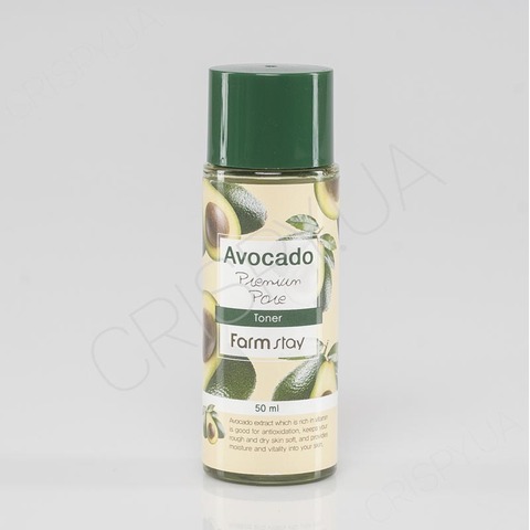 Тонер для обличчя з авокадо FARMSTAY AVOCADO PREMIUM PORE TONER - 50 мл