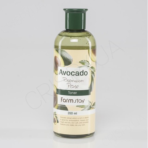 Тонер для обличчя з авокадо FARMSTAY AVOCADO PREMIUM PORE TONER - 350 мл