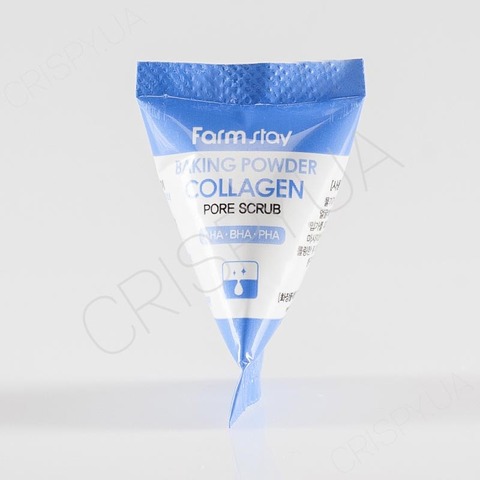 Содовий скраб для очищення пір FARMSTAY BAKING POWDER COLLAGEN PORE SCRUB - 7 г