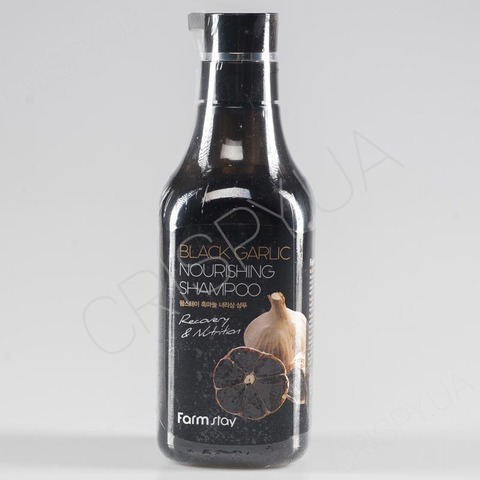Шампунь для волосся з чорним часником FARMSTAY BLACK GARLIC NOURISHING SHAMPOO - 530 мл