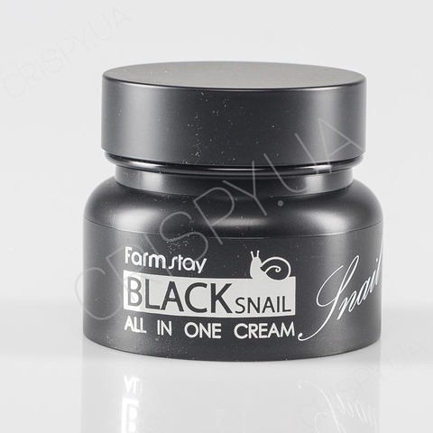 Антивіковий крем для обличчя з чорним равликом FARMSTAY BLACK SNAIL ALL-IN ONE CREAM - 100 мл