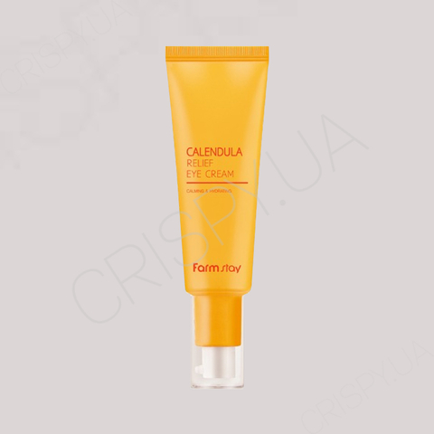 Крем для очей з календулою FARMSTAY CALENDULA RELIEF EYE CREAM - 50 мл 