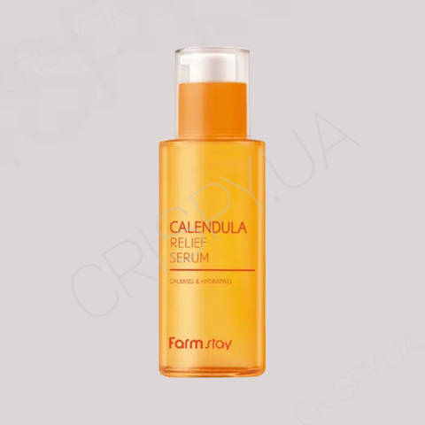 Сироватка для обличчя FARMSTAY CALENDULA RELIEF SERUM - 50 мл 