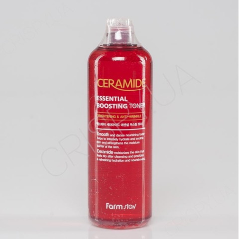 Тонер "2в1" з керамідами FARMSTAY CERAMIDE ESSENTIAL BOOSTING TONER - 500 мл