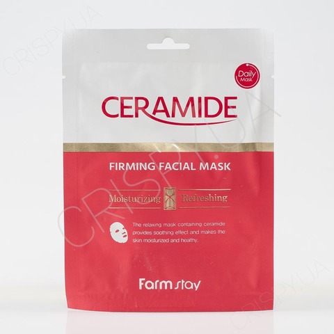 Тканинна маска для обличчя з керамідами FARMSTAY CERAMIDE FIRMING FACIAL MASK - 27 мл