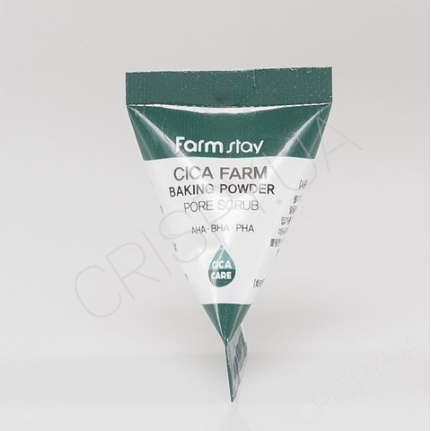 Содовий скраб із центелою азіатської FARMSTAY CICA FARM BAKING POWDER PORE SCRUB - 7 г