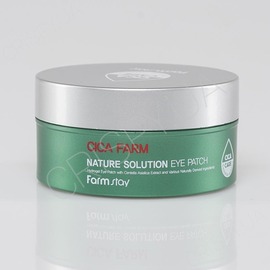 Патчі для очей з азіатською центеллою FARMSTAY CICA FARM NATURE SOLUTION EYE PATCH - 60 шт.