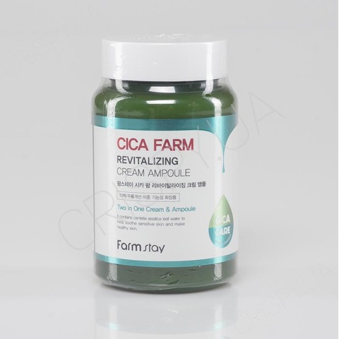Крем для обличчя із центелою азіатської FARMSTAY CICA FARM REVITALIZING CREAM AMPOULE - 250 мл