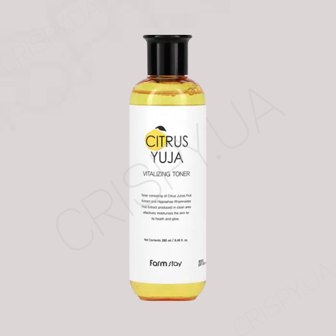 Тонер з екстрактом юдзу FARMSTAY CITRUS YUJA VITALIZING TONER - 280 мл