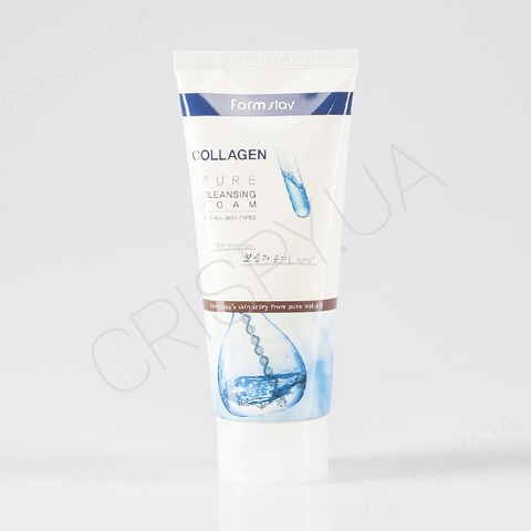 Пінка для вмивання з колагеном FARMSTAY COLLAGEN PURE CLEANSING FOAM - 180 мл