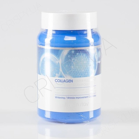 Крем подвійної дії для обличчя з колагеном FARMSTAY COLLAGEN WATER FULL MOIST CREAM AMPOULE - 250 мл