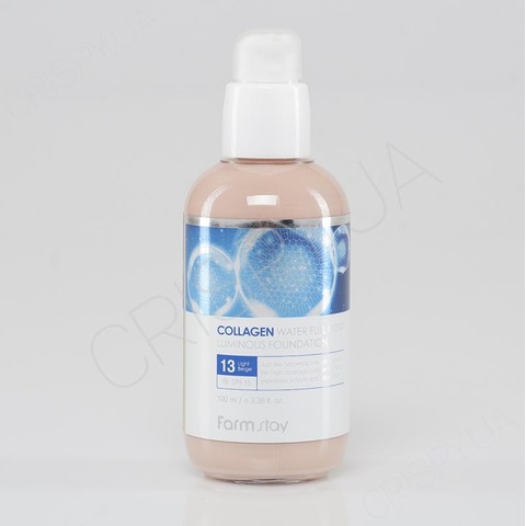 Тональна основа з колагеном FARMSTAY COLLAGEN WATER FULL MOIST LUMINOUS FOUNDATION - 100 мл