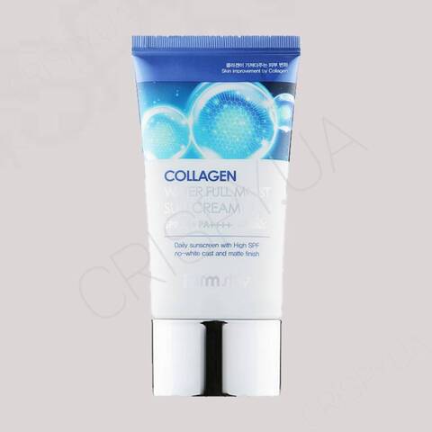 Колагеновий сонцезахисний крем FARMSTAY COLLAGEN WATER FULL MOIST SUN CREAM - 50 мл