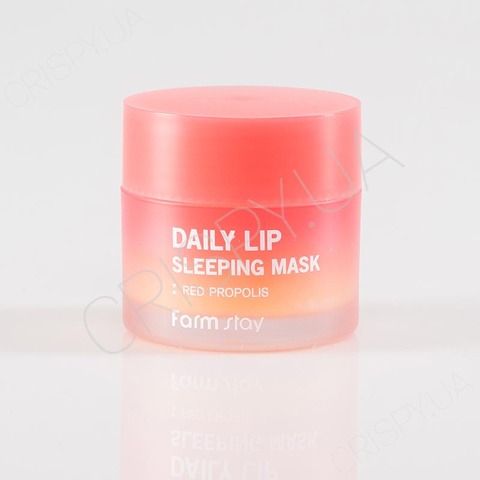 Нічна маска з червоним прополісом для губ FARMSTAY DAILY LIP SLEEPING MASK RED PROPOLIS - 20 г