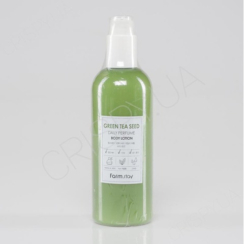 Лосьйон для тіла із зеленим чаєм FARMSTAY DAILY PERFUME BODY LOTION GREEN TEA SEED - 330 мл
