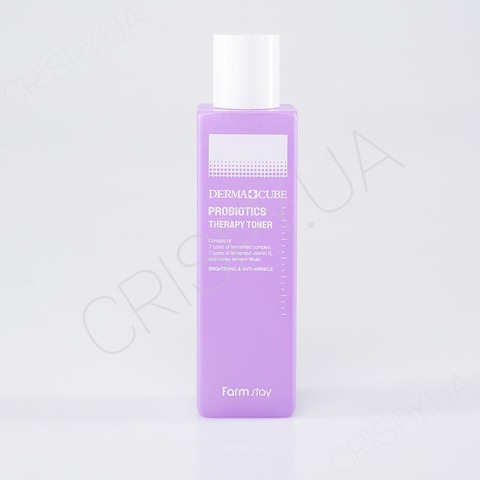 Тонер для обличчя з пробіотиками FARMSTAY DERMACUBE PROBIOTICS THERAPY TONER - 200 мл