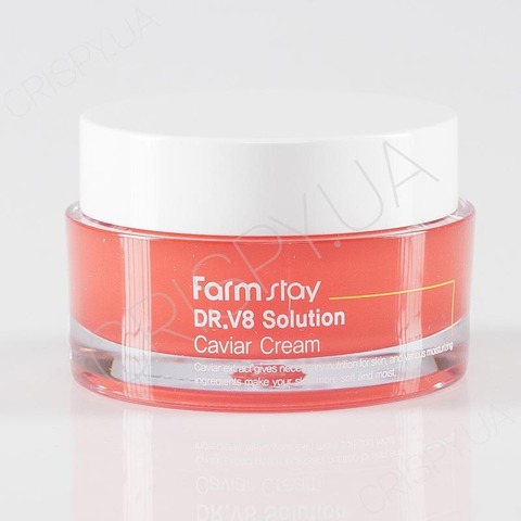 Крем для обличчя із чорною ікрою FARMSTAY DR-V8 SOLUTION CREAM CAVIAR - 50 мл
