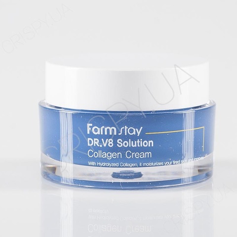 Крем для обличчя з колагеном FARMSTAY DR-V8 SOLUTION CREAM COLLAGEN - 50 мл
