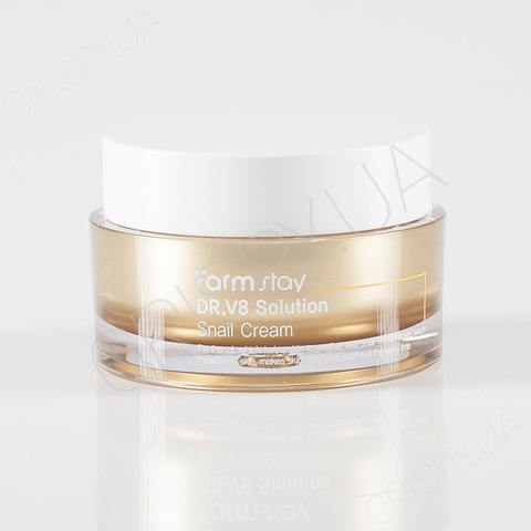 Крем для обличчя з равликом FARMSTAY DR-V8 SOLUTION SNAIL CREAM - 50 мл