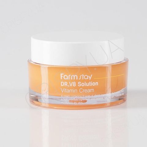 Крем для обличчя з вітамінами FARMSTAY DR-V8 SOLUTION CREAM VITAMIN - 50 мл