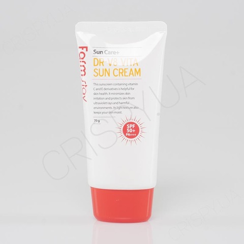 Сонцезахисний крем FARMSTAY DR-V8 VITA SUN CREAM SPF50 PA+++ - 70 г