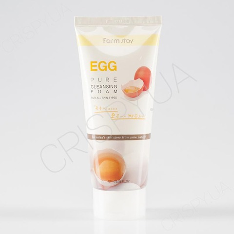 Пінка для вмивання FARMSTAY EGG PURE CLEANSING FOAM - 180 мл