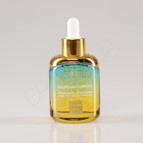 Ампула для обличчя із золотом та колагеном FARMSTAY GOLD COLLAGEN NOURISHING AMPOULE - 35 мл