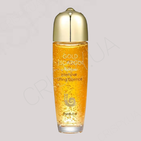 Есенція для обличчя з муцином королівського равлика FARMSTAY GOLD ESCARGOT NOBLESSE INTENSIVE LIFTING ESSENCE - 150 мл 
