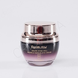 Крем для очей із стовбуровими клітинами винограду FARMSTAY GRAPE STEM CELL WRINKLE REPAIR EYE CREAM - 50 мл (модель:3667) Крем для очей із стовбуровими клітинами винограду FARMSTAY GRAPE STEM CELL WRINKLE REPAIR EYE CREAM - 50 мл