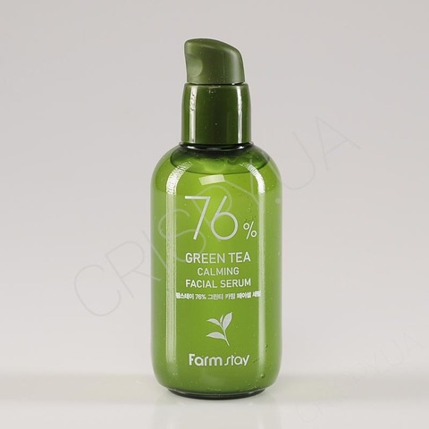 Сироватка для обличчя із зеленим чаєм FARMSTAY 76% GREEN TEA CALMING FACIAL SERUM - 100 мл