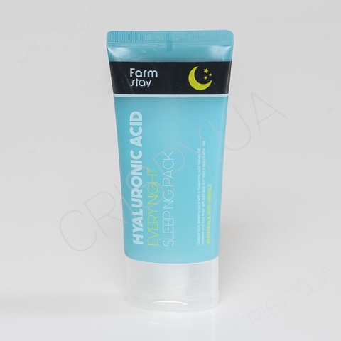 Нічна маска для обличчя з гіалуроном FARMSTAY HYALURONIC ACID EVERY NIGHT SLEEPING PACK - 120 мл