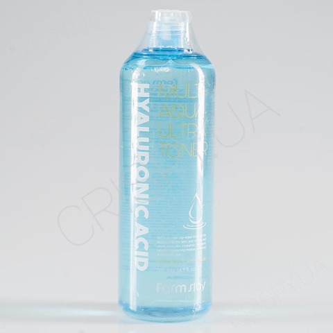 Гіалуроновий тонер для обличчя FARMSTAY HYALURONIC ACID MULTI AQUA ULTRA TONER - 500 мл