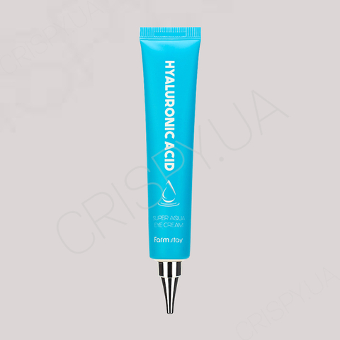 Крем для шкіри навколо очей з гіалуроновою кислотою FARMSTAY HYALURONIC ACID SUPER AQUA EYE CREAM - 45 мл 