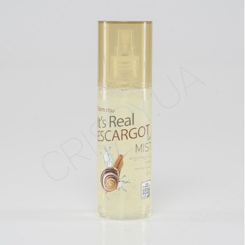 Гель-міст для обличчя з равликом FARMSTAY IT'S REAL GEL MIST ESCARGOT - 120 мл
