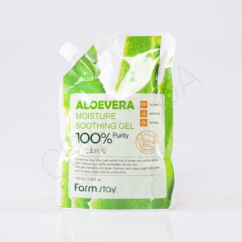 Універсальний гель з алое FARMSTAY MOISTURE SOOTHING GEL ALOE VERA - 100 мл
