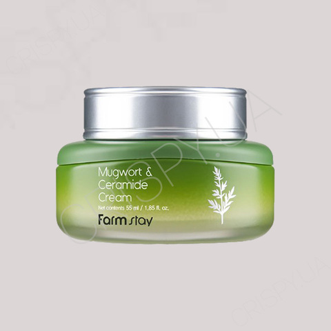 Крем для обличчя Farmstay Mugwort Ceramide Cream - 55 мл