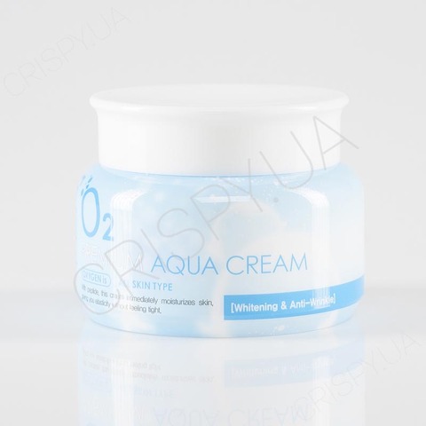Кисневий крем для обличчя з пептидами FARMSTAY O2 PREMIUM AQUA CREAM - 100 мл