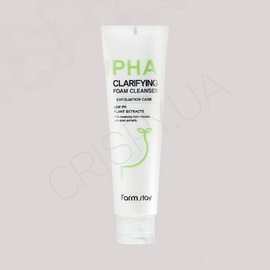 Очищувальна пінка FARMSTAY PHA CLARIFYING FOAM CLEANSER - 150 мл (модель:7292) Очищувальна пінка FARMSTAY PHA CLARIFYING FOAM CLEANSER - 150 мл