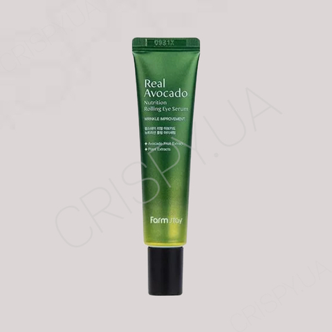 Сироватка-ролер для шкіри навколо очей з екстрактом авокадо FARMSTAY REAL AVOCADO NUTRITION ROLLING EYE SERUM - 25 мл 