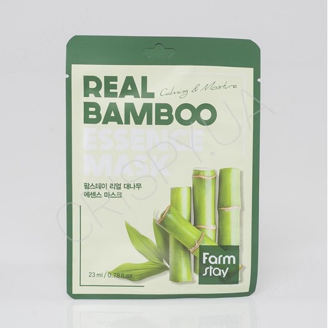 Тканинна маска для обличчя з бамбуком FARMSTAY REAL BAMBOO ESSENCE MASK - 23 мл