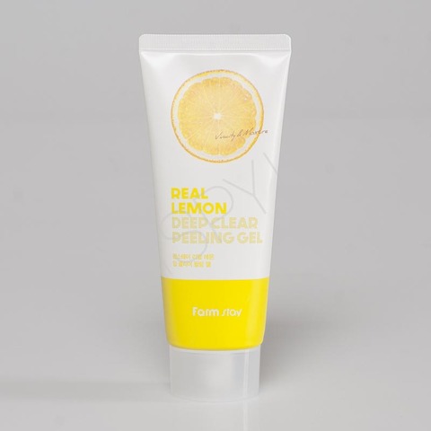Пілінг-гель із лимоном FARMSTAY REAL LEMON DEEP CLEAR PEELING GEL - 100 мл
