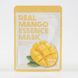 Тканинна маска для обличчя з манго FARMSTAY REAL MANGO ESSENCE MASK - 23 мл (модель:2794) Тканинна маска для обличчя з манго FARMSTAY REAL MANGO ESSENCE MASK - 23 мл
