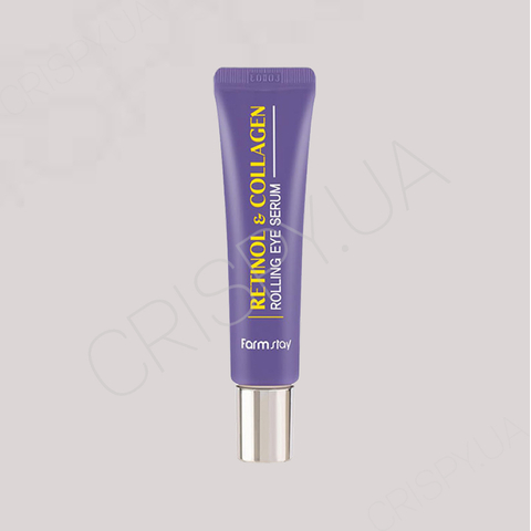 Сироватка-ролер для шкіри з ретинолом та колагеном FarmStay Retinol & Collagen Rolling Eye Serum - 25 мл